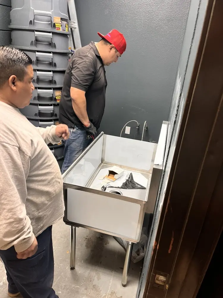 Commercial plumbing and sink installation in Canyon Lake